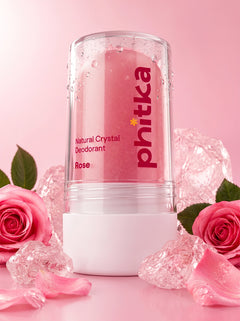 Alum Infused Crystal Roll-On Stick - Rose