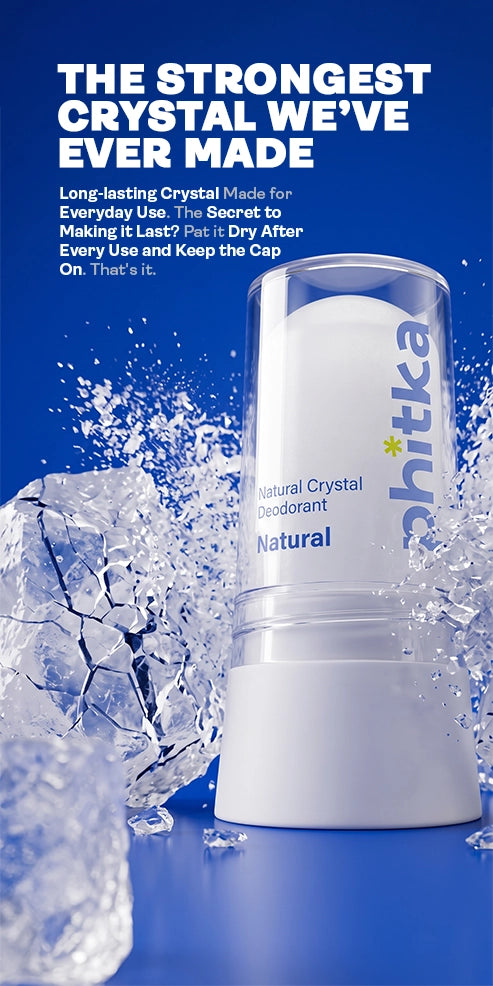 Alum Infused Crystal Roll-On Stick - Natural