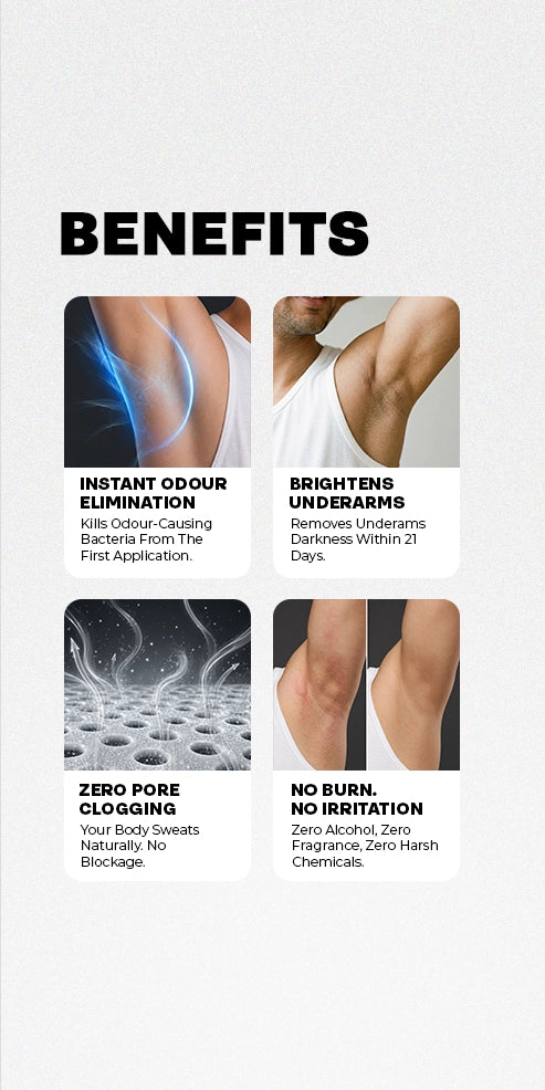 Alum Infused Crystal Roll-On Stick - Charcoal