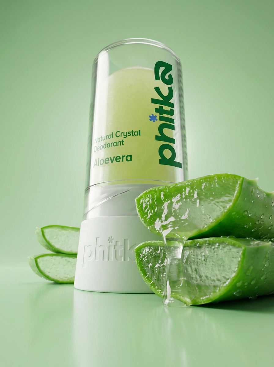 Alum Infused Crystal Roll-On Stick - Aloevera